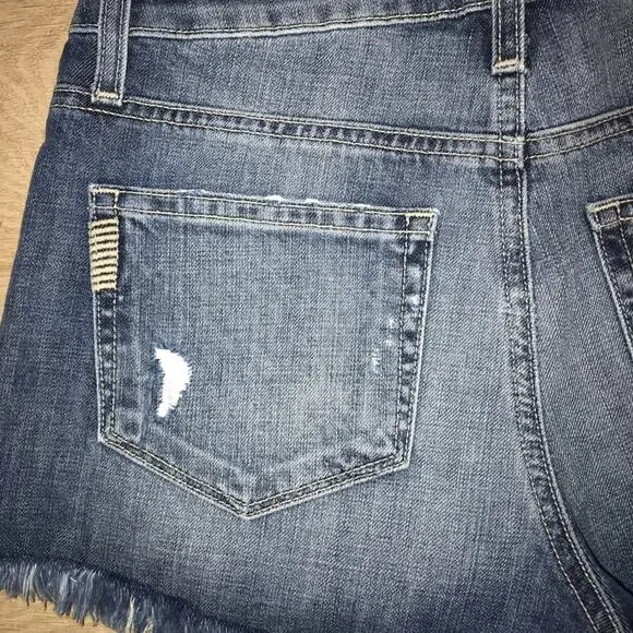 Paige Daryn Denim Jean Shorts Izza Deconstructed 25